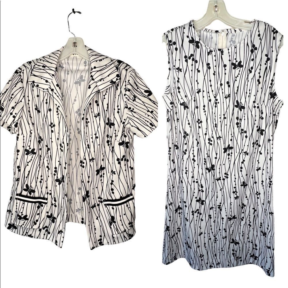 Vintage 2 Piece Polyester Dress Set‎